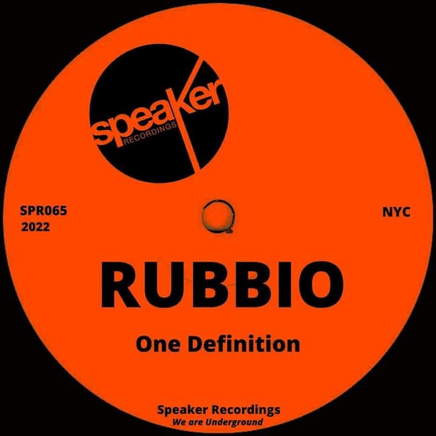Rubbio - One Definition [Speaker Recordings]